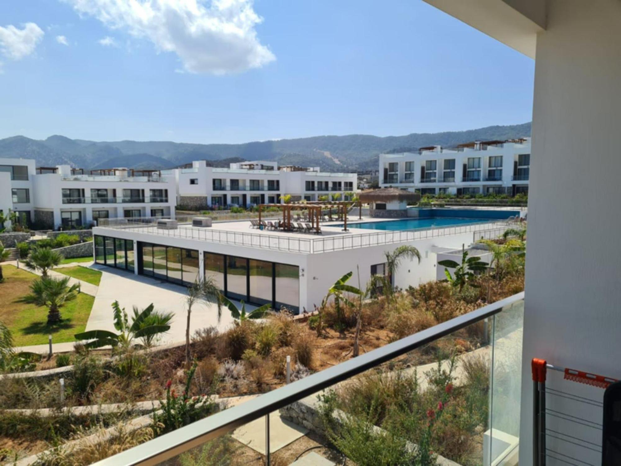 Beachfront Penthouse Studio Apartment, Eco Wellness Resort, Heated Pool Girne Dış mekan fotoğraf
